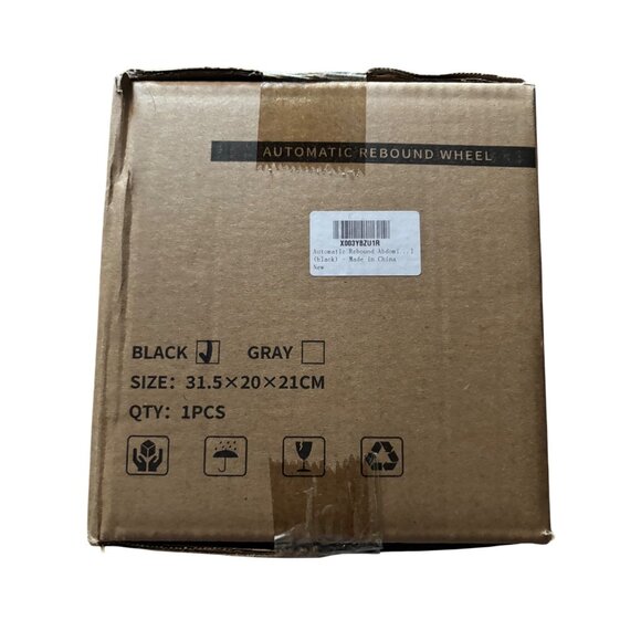 Automatic Rebound  ABs Wheel Black 31.5x20x21cm Naliks Training Device - Picture 4 of 8